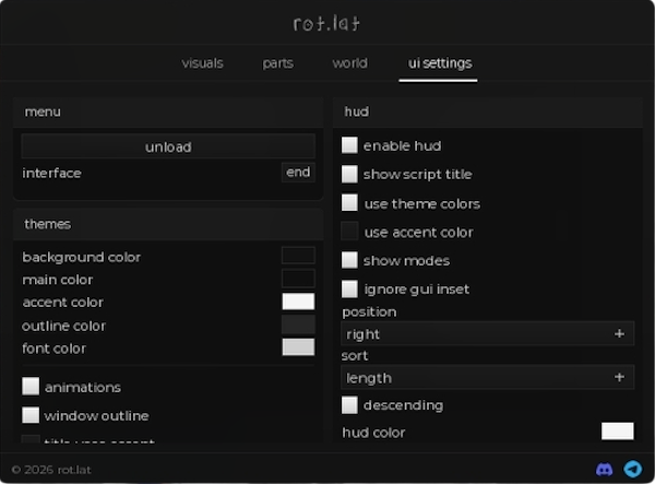 rot.lat interface